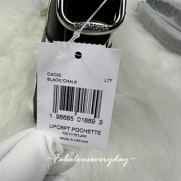 Coach Alter/Ego Small Slouchy Shoulder Bag In Checkerboard Leather CAO22 NWT - Picture 5 of 11